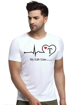 Zenloop Styles Printed Men Round Neck White T-Shirt