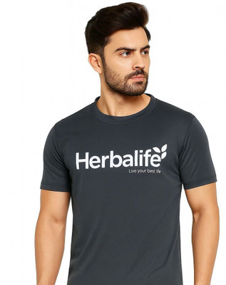 MR COLLECTIONS Printed Men Round Neck Black T-Shirt