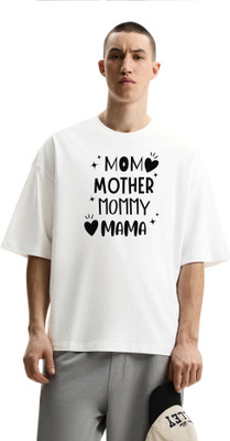 fashnobic Printed Men Round Neck White T-Shirt