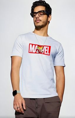 TDFASHIONS Graphic Print Couple Round Neck White T-Shirt