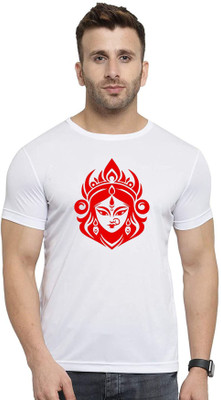 GiftsCraize Graphic Print Men Round Neck White T-Shirt