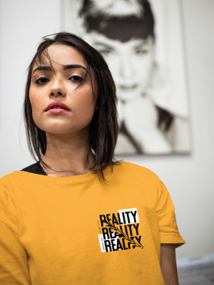 SQUIRREL CREATION Graphic Print Women Round Neck Yellow T-Shirt