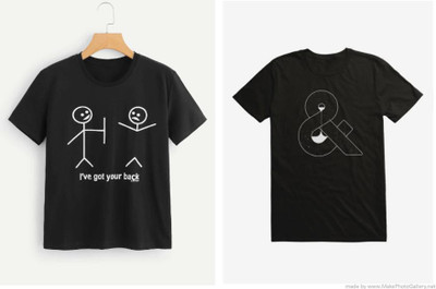 SPOWEARY Printed Men Round Neck Black T-Shirt