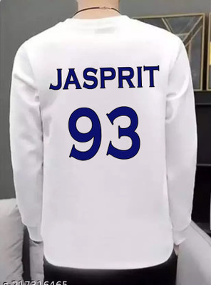 SR Fashion Printed, Typography Men Round Neck White T-Shirt