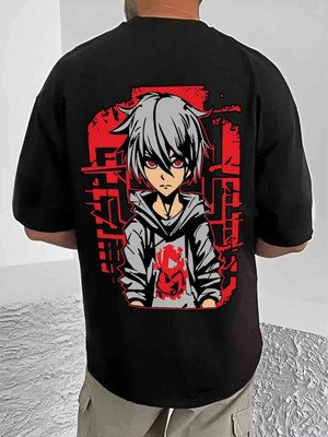 Benny Brooks Graphic Print Men Round Neck Black T-Shirt