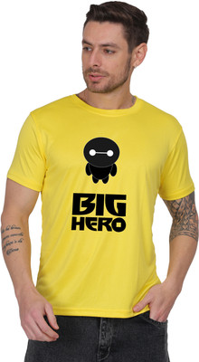 Shiv Junction Graphic Print Men Round Neck Yellow T-Shirt