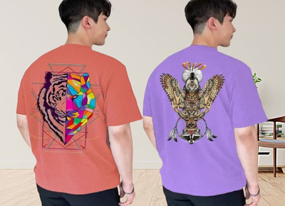 xpecto style Printed, Graphic Print Men Round Neck White T-Shirt