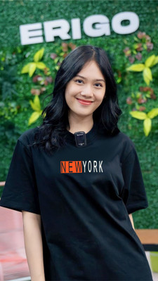 EKADRAVIN Graphic Print Women Round Neck Black T-Shirt