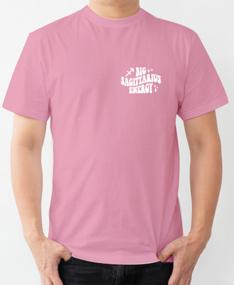 SWAGLOK OPS LLP Printed Men Round Neck Pink T-Shirt