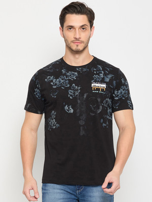DUKE Printed Men Round Neck Black T-Shirt
