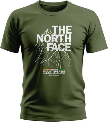 Warriorworld Printed Men Round Neck Green T-Shirt