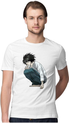 KRYONIX Graphic Print Men Round Neck White T-Shirt
