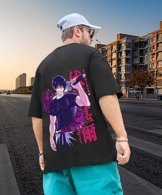 HouseOfCommon Printed Men Round Neck Multicolor T-Shirt