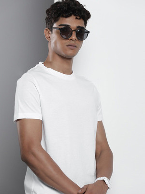 TOMMY HILFIGER Graphic Print Men Crew Neck White T-Shirt
