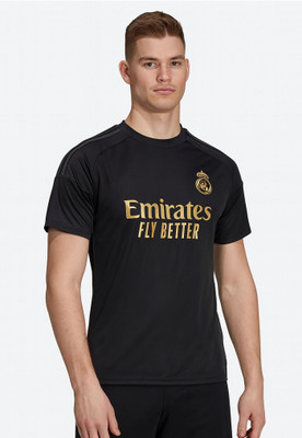 DOSTITCH Printed Men Round Neck Black T-Shirt