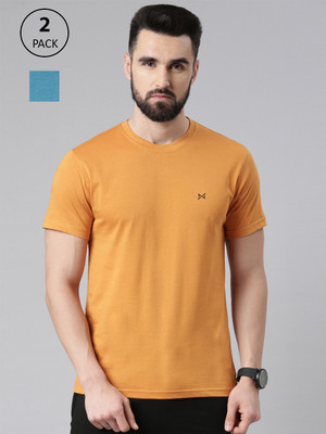Force NXT Solid Men Round Neck Multicolor T-Shirt
