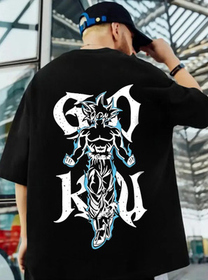 LYNX CLUB Graphic Print Men Round Neck Black T-Shirt