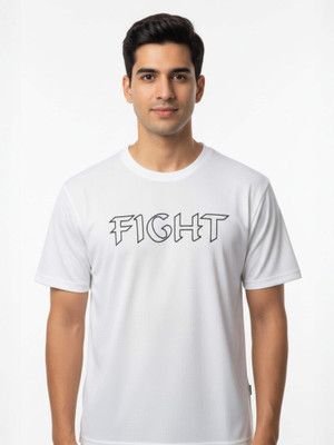 TRACK OF TREND Graphic Print, Typography Men Crew Neck White, Brown, Black, Green, Navy Blue, Pink T-Shirt