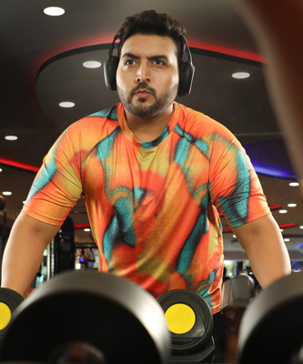 Instafab Plus Printed Men Crew Neck Multicolor T-Shirt