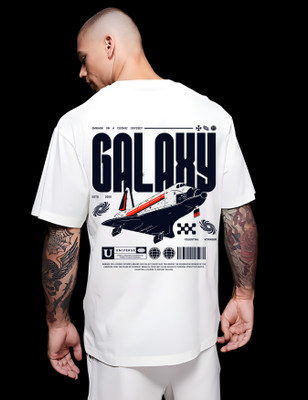 RAN ELEVEN COMPANY Graphic Print Men Crew Neck White T-Shirt
