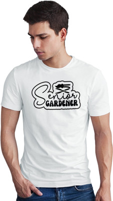 Seek Buy Love Printed Men Round Neck White T-Shirt