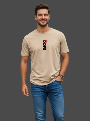 UrGear Printed Men Round Neck Black T-Shirt