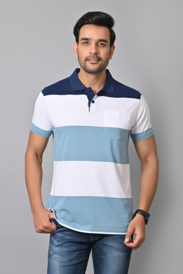 Arbour Colorblock Men Polo Neck Multicolor T-Shirt