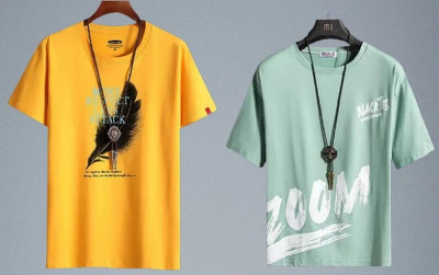 Printed Men Multicolor T-Shirt