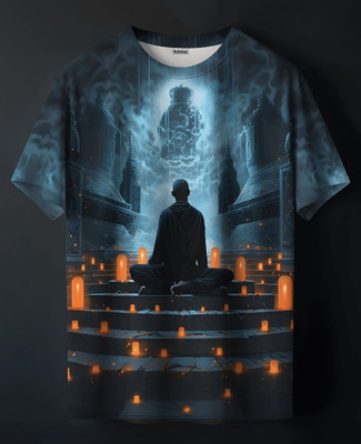 FASHION CONTINENTAL Graphic Print Men Round Neck Multicolor T-Shirt