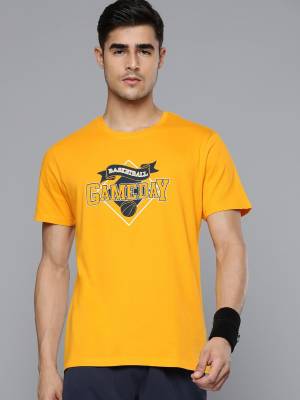 hrx yellow t shirt