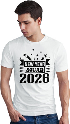 Seek Buy Love Printed Men Round Neck White T-Shirt