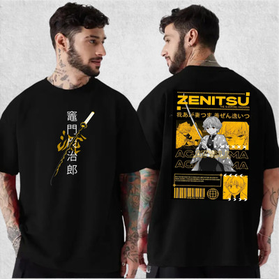 the rich state Printed Men Round Neck Black T-Shirt