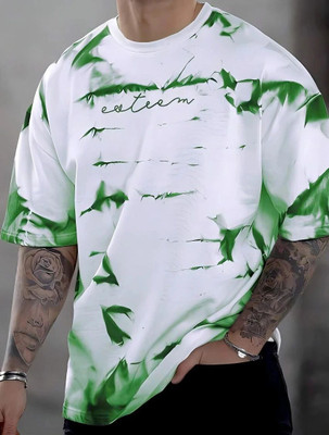 COPEHHI Printed Men Round Neck Green T-Shirt