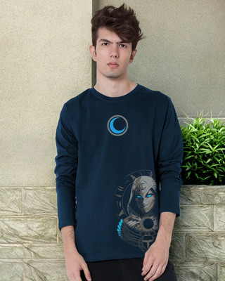 BEWAKOOF Graphic Print Men Round Neck Blue T-Shirt