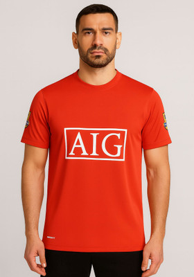 Ryze Printed Men Round Neck Red T-Shirt