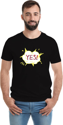 SmarTee Street Printed Men Round Neck Black T-Shirt