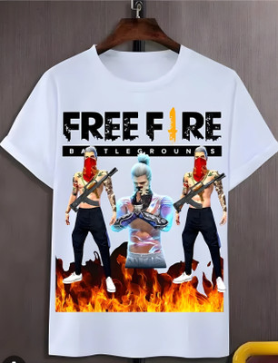 PRINCE CREATION Printed Men Round Neck White T-Shirt