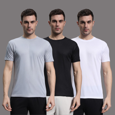 InkTees Pack Of 3 Men Solid Round Neck Polyester Multicolor T-Shirt For Rs. 309 @ 79 %