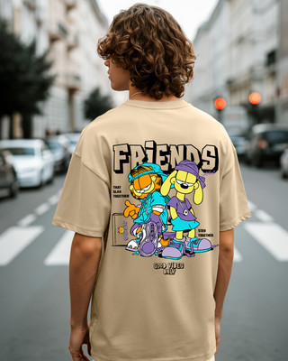 BEWAKOOF Graphic Print Men Round Neck Brown T-Shirt