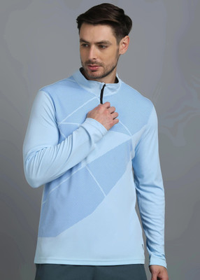 Adrenex Printed Men Round Neck Multicolor T-Shirt
