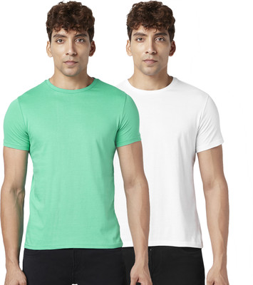 Byford by Pantaloons Solid Men Crew Neck Multicolor T-Shirt