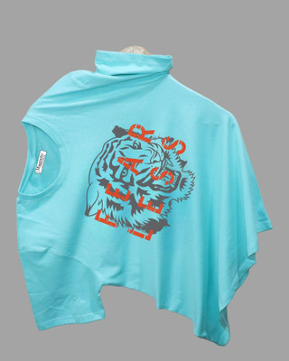 Magneto Printed Men Crew Neck Light Green T-Shirt