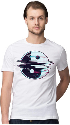 TheFreedomStore Printed Men Round Neck White T-Shirt