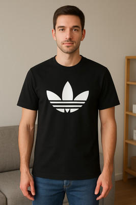 ANTARA Collections Typography, Graphic Print Men Round Neck Black T-Shirt
