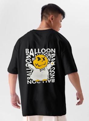 KoolKuts Graphic Print Men Round Neck Black T-Shirt