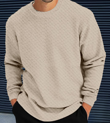 Force Full Sleeve Solid Men Sweatshirt