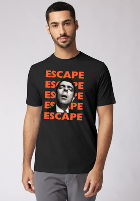 dunx Printed Men Round Neck Purple T-Shirt