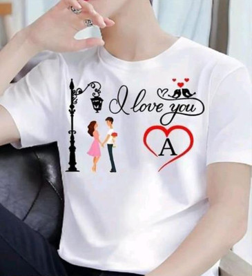 GPGARMNETS Printed Men Round Neck White T-Shirt