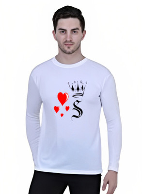 BigArk Printed Men Round Neck White T-Shirt
