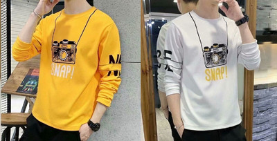 Stelino Printed Men Round Neck Multicolor T-Shirt